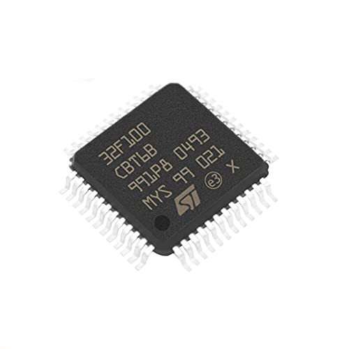 На 32-битов микроконтролер LQFP48 ARM чип Anncus STM32F100CBT6B ARM - (Цвят: STM32F100CBT6B)