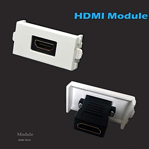 HDMI + HDMI + RJ-45 Cat5e Cat6 Мрежови модули Ethernet Keystone Информация За модулите Стенни Панела на Кутията Монтиране на