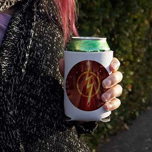 Флаш-Сериал Светкавица Streak Може да се Охлажда - Обнимающий ръкав за напитки Сгъваем Изолатор - Притежателя с изолация за напитки