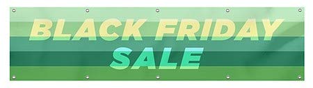 CGSignLab | Разпродажба в черна петък - Модерен Градиентный Ветрозащитный Уличен Мрежест Винил Банер | 8 'x2'