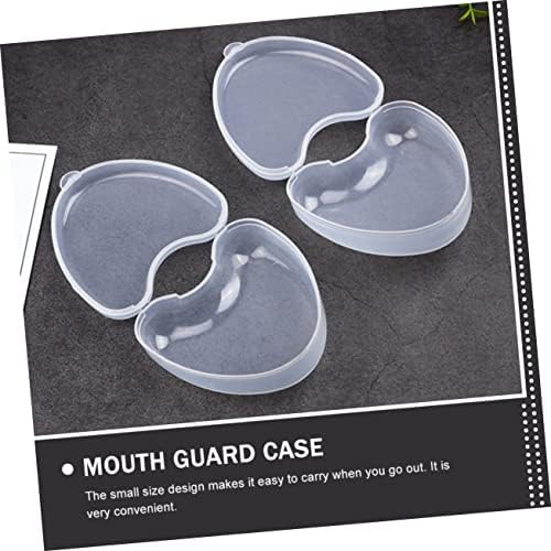 CLISPEED 6шт устата охрана Пластмасови Седалките-прислужници Прозрачни устата охрана Седалките Пластмасов Контейнер