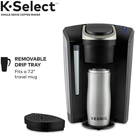 Tea Keurig K-Select, Еднократна tea K-Cup Pod, С възможност за регулиране на крепостта и подаване на топла вода По заявка, Матово-черна