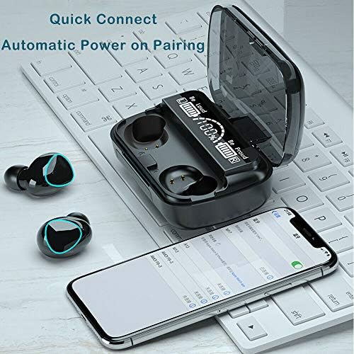Безжични Bluetooth слушалки 5.1 Слушалки за OnePlus Nord N20 5G ушите True Стерео Спортни Водоустойчив /Защитени от изпотяване