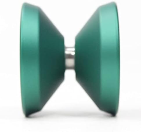 Йо-Йо Фараона добър живот - Монометалл с Акрилни пръстен - Степенен йо-йо Филип Дейвид (Изумрудено-зелен с Прозрачно