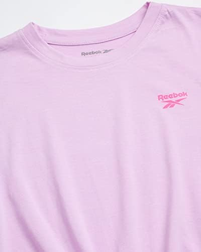 Тениска Reebok за момичета - 2 опаковки Модни тениски с къс ръкав, Комплект детски дрехи Multipack