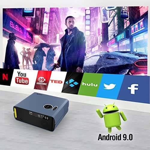 ZSEDP Домашен Проектор Airplay Висока Яркост Full 1080p Android 9.0 Система за Безплатна доставка Проектор За Домашно
