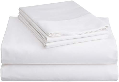 Комплект спално бельо Twin XL от микрофибър в бял цвят от 3 теми - Меки и удобни - Twin Extra Long, с дълбок джоб 15