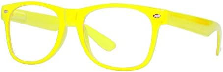 Класически слънчеви очила Buddy, Прозрачни / Жълто