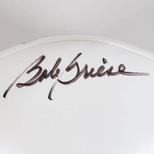 NFL ХОФерс подписа на Футболиста (4) Роджър Штаубаха, Джо Монтана и др – COA JSA - Футболни топки с автографи