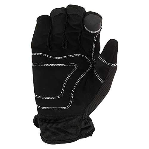 Мъжки работни ръкавици, West Chester с подплата за сръчност, подплата PosiTherm, Ръкавици за зимни условия, С поддръжка на сензорен екран, Черни, X-Large, (96156BK-XL)