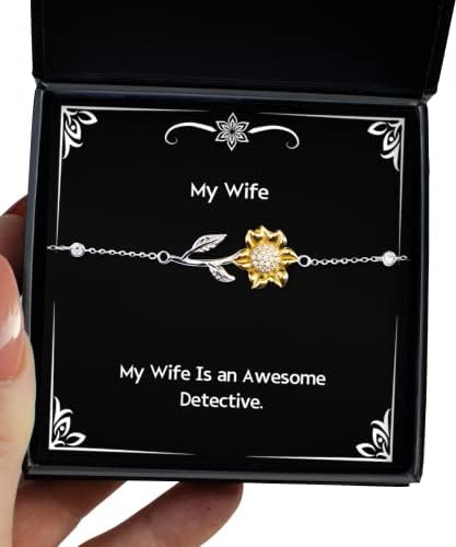 Жена ми - Страхотен Детектив. Гривна с подсолнухом, Подарък за съпругата си от съпруга си, на Хладно за