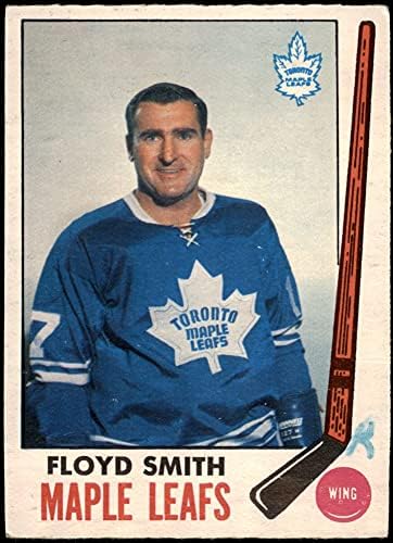Карта на О-Пи-Чи на редовния сезон (хокей) 1969 г., брой 49 Флойда Смит от Торонто Мейпъл Лийфс Класа Добре