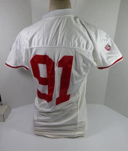 1995 Сан Франциско 49ерс Алфред Уилямс 91 Публикувано Бяла Риза 50 379 - Използваните тениски без подпис за игри NFL