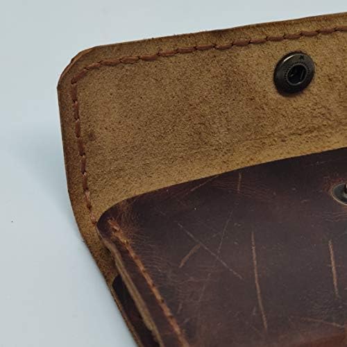 Чанта-кобур от естествена кожа за Huawei P Smart Z Калъф за вашия телефон ръчна изработка от естествена кожа, Изработен