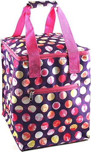 Розова чанта за пикник в Грах с утепленной подплата за вратовръзка от Home Essentials