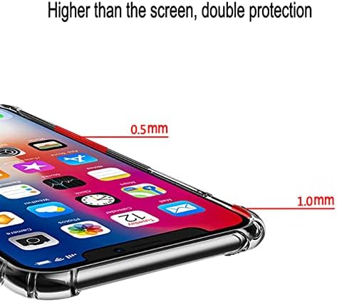 Прозрачен калъф Teroxa за Xiaomi mi 12T Pro, Приталенная Прозрачна Мека делото от TPU с 4 Ъгъла Противоударными възглавници
