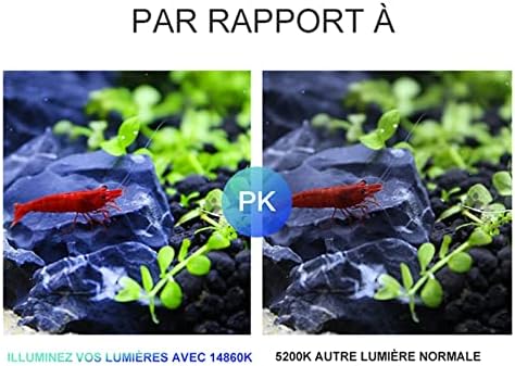 NUPART Супер Тънка led лампа за аквариум, осветителни тела за отглеждане на растения, 5 W/10 W/15 W, Осветление за водни