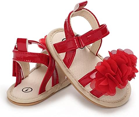 Момче с Цвете на лятото; Летни обувки; Първите сандали; Градинска обувки за момичета; Обувки за ходене с лък; Сандали за малки момичета; Сладки сандали за деца (Черве?