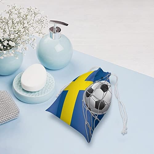 Футбол Порта и Флаг на Швеция Холщовая Чанта За Съхранение, Множество Авоська на съвсем малък, Чанта за количка,
