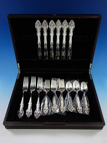 Комплект прибори за хранене от сребро La Scala от Gorham, 24 предмет, размер за вечеря