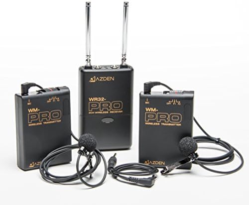 Azden WDL-PRO 2-Канален Безжичен VHF Микрофон система