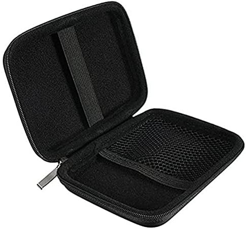 Grey990 Чанти за външна памет, Чанта за носене, чанта за Носене за защита 2,5-Инчов USB устройство за съхранение на външен твърд диск - Червен