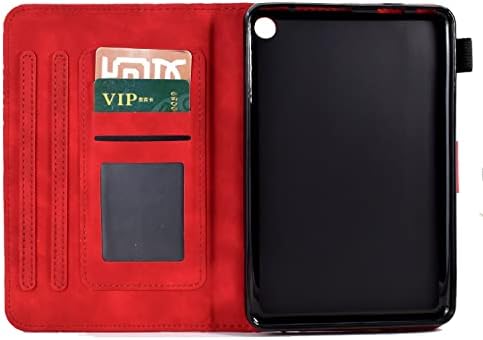 Устойчив на удари Защитен калъф, съвместим с Kindle Fire 7 2022 Release Case 7-инчов кожен калъф премиум-клас на 12-то поколение,