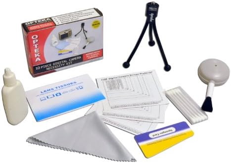 Комплект за почистване на лещи на цифров фотоапарат/Видеокамера Opteka, Тенис на Статив и защитно фолио за екран LCD