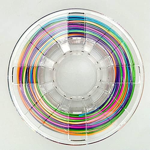 Конци PETG Rainbow 1,75 мм, 250 г, променя цвета си на всеки 10 см, което означава, че можете да получите ефекта