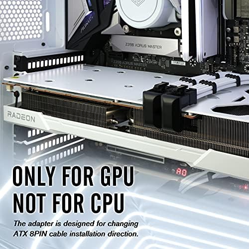 EZDIY-FAB GPU VGA PCIE, 8-Пинов Конектор с обръщане на 180 Градуса, Такса Адаптер за десктоп видеокартата - Стандартен