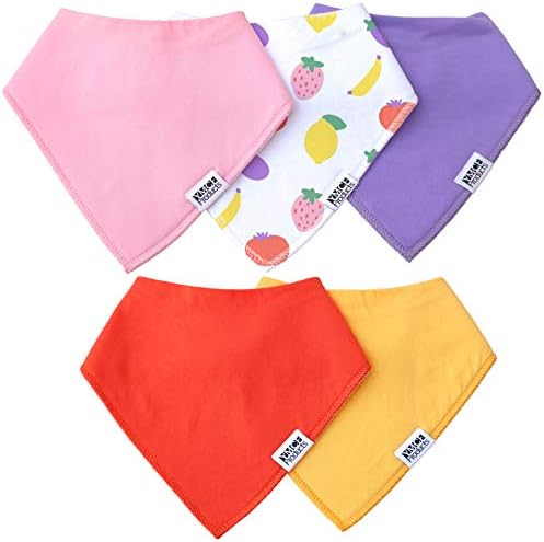 Лигавници-шарена кърпа YMCF Baby - 5 Опаковки Абсорбираща Детски Слюнявчиков от Памук