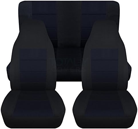 СЕДАЛКИТЕ са НАПЪЛНО съвместими с чехлами за седалки на Jeep Wrangler YJ 1987-1995 година на издаване: черно и