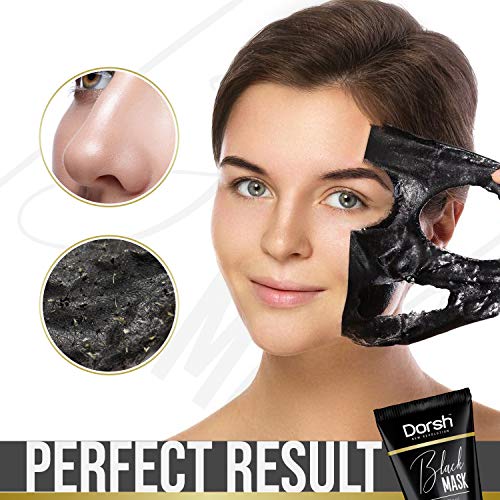 Въглища маска за лице, Маска за премахване на черни точки - Почистваща маска за лице с натурален активен органичен бамбуковым