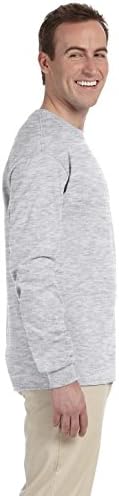 Мъжка тениска от ребристого трикотаж Gildan с Двойна Игла На Дъното, Натурална, XL