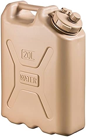 Контейнер за вода Scepter Обем 5 Литра, Истински Военен, Не съдържа BPA, Кана за вода Хранително качество за къмпинг и Възстановяване,