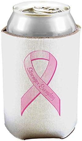 TOOLOUD Розовата Лента за информиране за рака на гърдата - По-дълготраен Охладител-Изолатор за консерви / бутилки