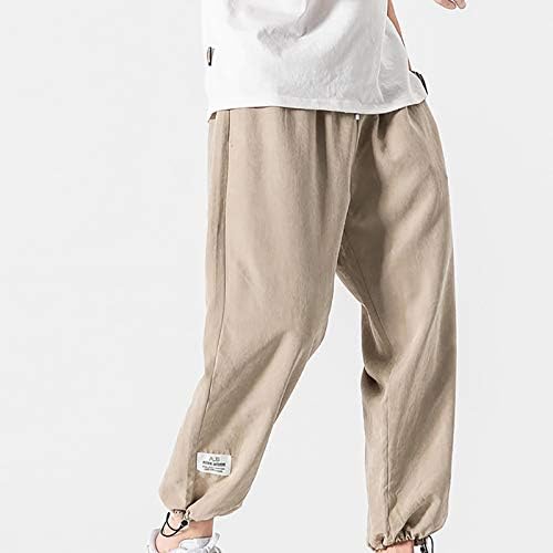 lcziwo/Мъжки Модерни Панталони-с Карго Джоб, Градинска Облекло в стил Хип-Хоп, Еластичен Колан на Експозиции,