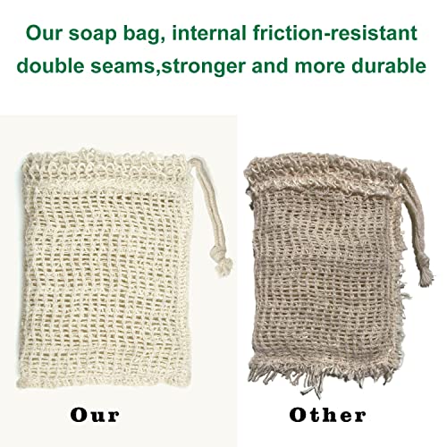 Торбичка за сапун E-KNOW, Скрубер за сапун на сапун или миещ лифтинг на лицето, гъба за ексфолиране на тялото