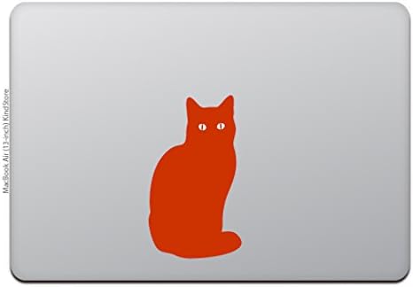 Добър магазин за MacBook Air/Pro 11/13 Инча Стикер на MacBook Котката е Черна Котка Червена M649-R