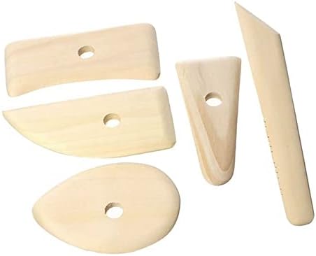 5 БРОЯ Дървени Керамика Инструменти Глинено Инструмент За Скулптура от Керамика Инструмент За Фрезоване на Керамика