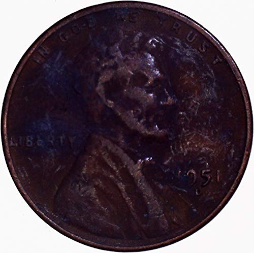 Панаир 1951 г. D Lincoln Wheat Cent 1C