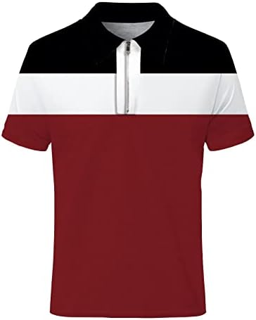 Мъжки ризи с графичен дизайн - Стръмни Дизайнерски Тениски за възрастни, Мъжки ризи Polo Classic Намаляване с къс