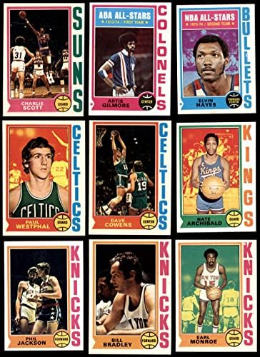 1974-75 Баскетболен комплект Topps (Basketball Set) NM