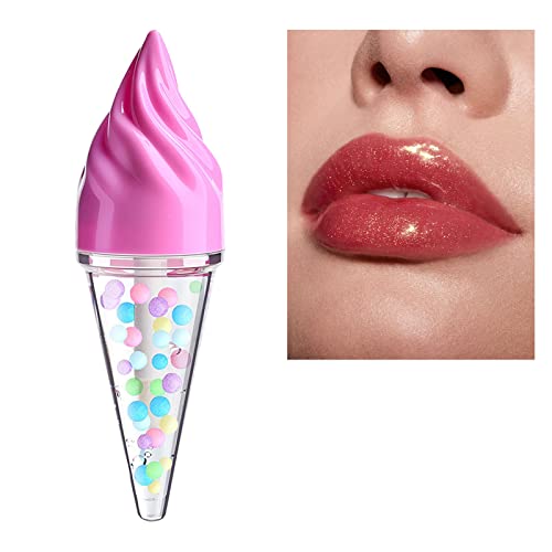 Воден Нюанс на Цвета на Устните За Грим Набор от Бонбони-Пълнител Цвят на Устните Ледена Мед За Устни Прозрачен