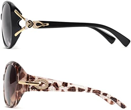 JM Класически Бифокални Очила за Четене, слънчеви Очила за Четене за Жени, Защита от ултравиолетови лъчи, Открит