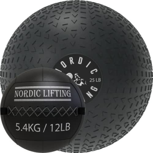 Nordic Lifting Шлем Ball 25 килограма в комплект с Монтиране на Топката, за 12 паунда