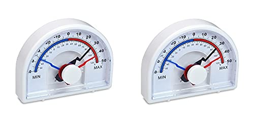 SP Bel-Art, Биметаллический термометър H-B DURAC Min/Max; от -30 до 60° C (от -20 до 140 ° F) (B61301-0300)