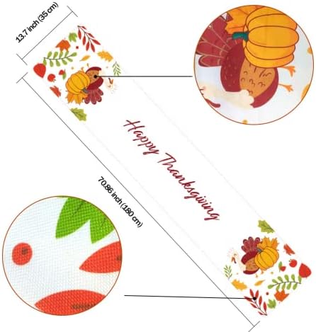 Еднократна Чиния и Комплект Кърпички за Деня на Благодарността, Набор от Прибори за хранене С Десктоп Пътека, Набор от прибори