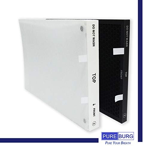 Комплект сменяеми HEPA-филтри PUREBURG, съвместим с почистване на въздуха Bissell Air220 (2609A ), заменя детайли № 2678 и 2677