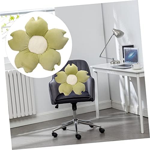 BESPORTBLE 2 елемента Цвете Възглавница мека мебел Възглавница Цветя Зелената Възглавница За Стол за Офис на Пп Памук